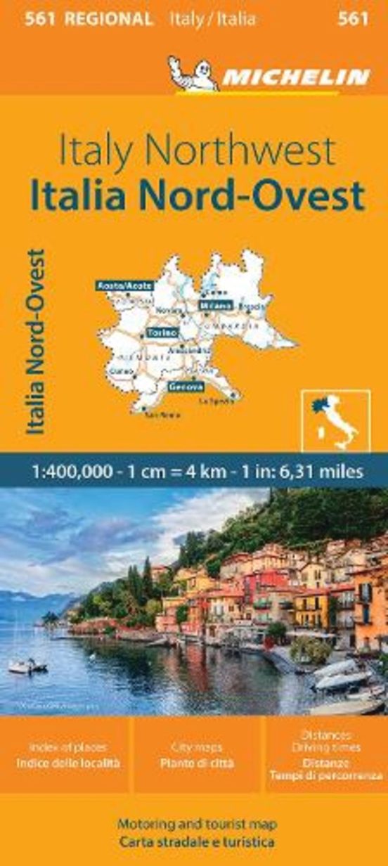 Mapa Regional Italia Nord-ouest 11561