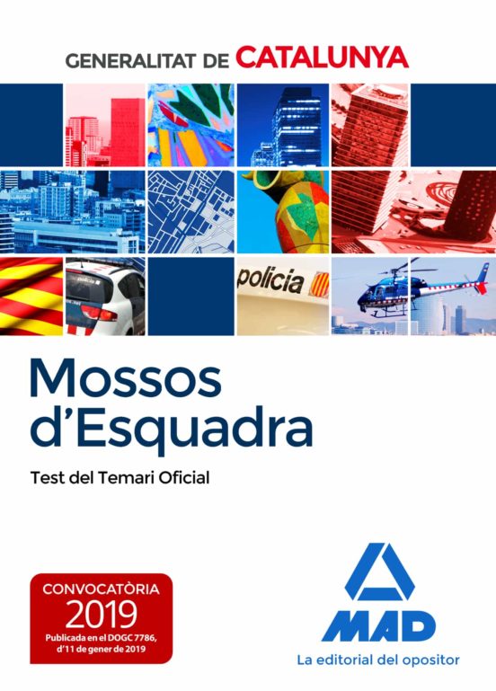 Mossos D`Esquadra. Test Del Temari Oficial