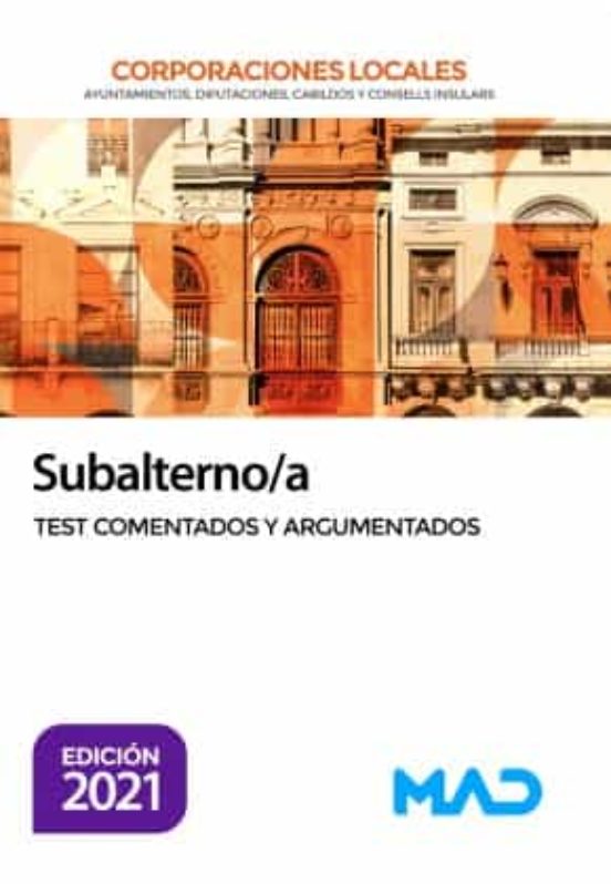 Subalterno/a De Corporaciones Locales. Test