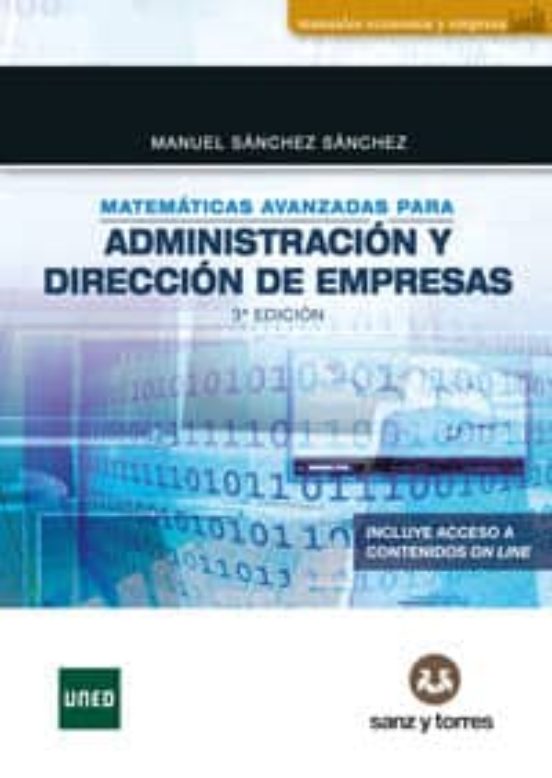 Matemáticas Avanzadas Para La Economía