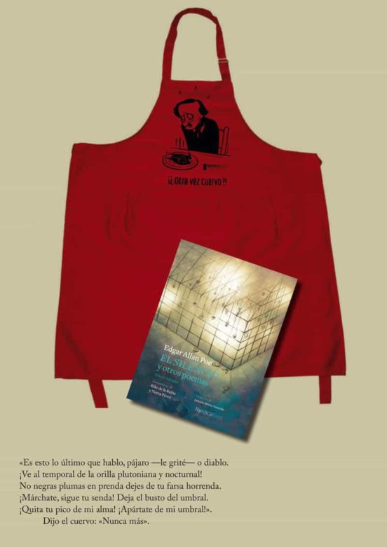 Pack Edgar Allan Poe: Libro El Silencio + Delantal Max