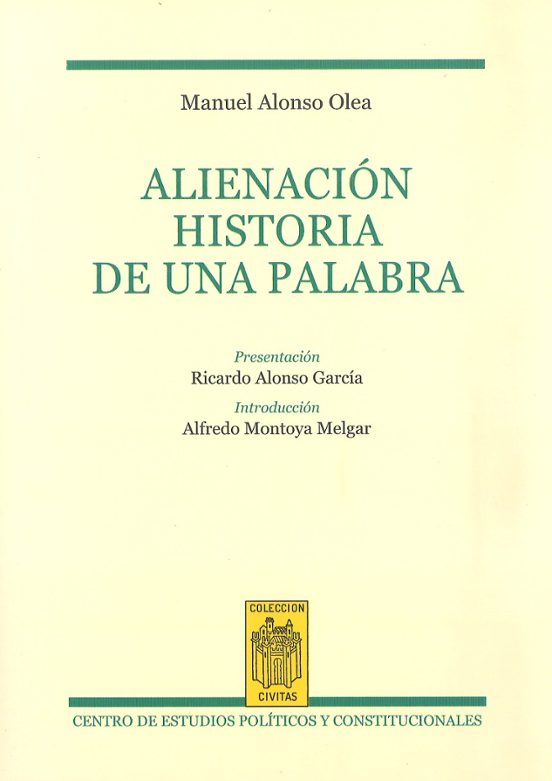 Alienación. Historia de una palabra