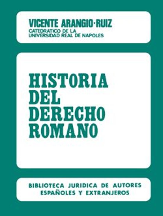 Historia Del Derecho Romano