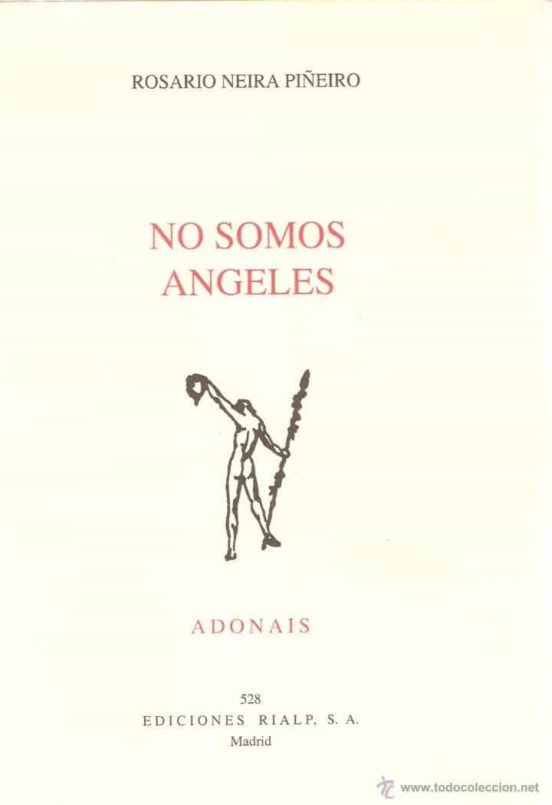 No Somos Angeles: Premio Adonais 1996