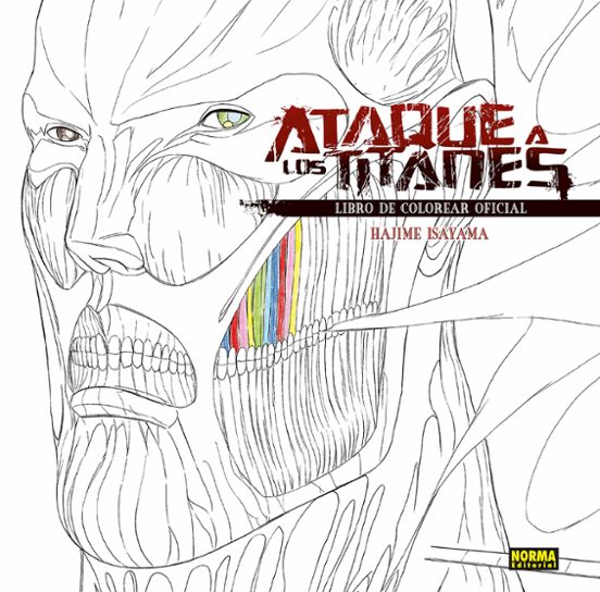 Ataque A Los Titanes. Libro De Colorear Oficial 2