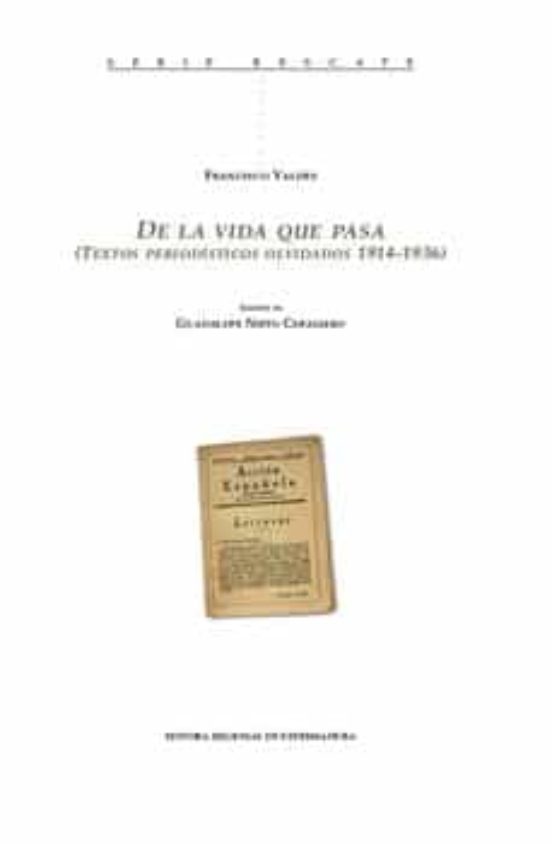 De La Vida Que Pasa