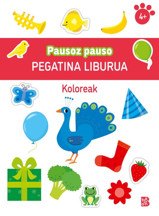 Pausoz Pauso - Pegatina Liburua. Koloreak