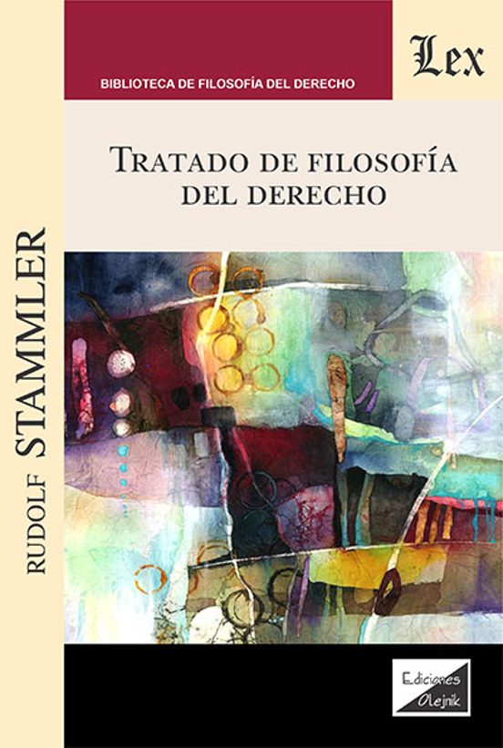 Tratado De Filosofia Del Derecho
