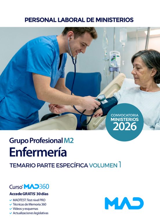 Enfermería . Ministerios. Temario. Parte específica. Volumen 1