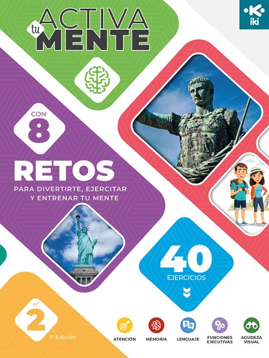 Iki Activa Tu Mente: Retos 2. 8 Retos Con 40 Ejercicios