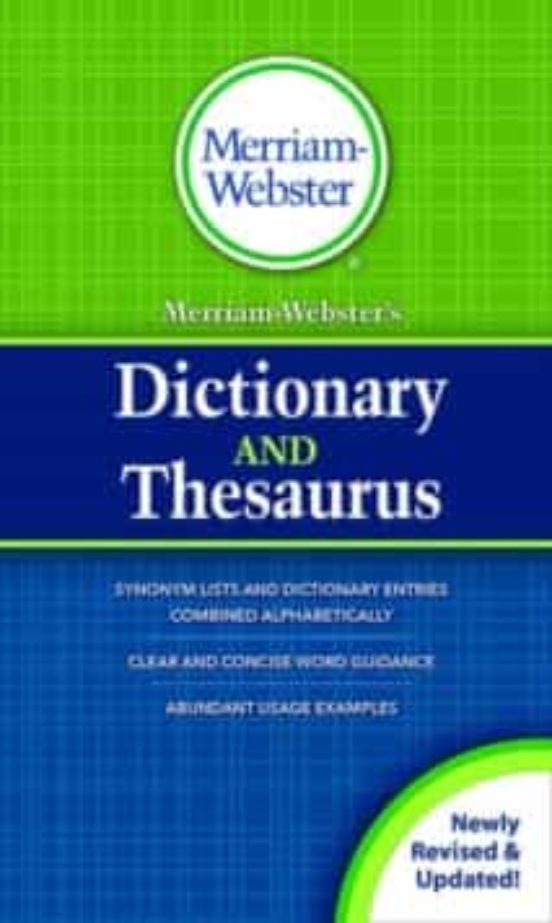 Merriam-webster S Dictionary And Thesaurus