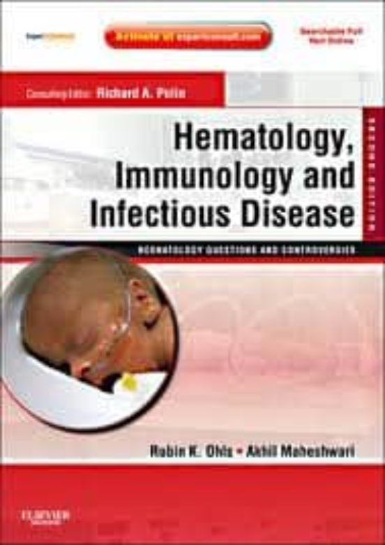 Hematology Immunology And Infectious Disease: Neonatology Questi Ons A