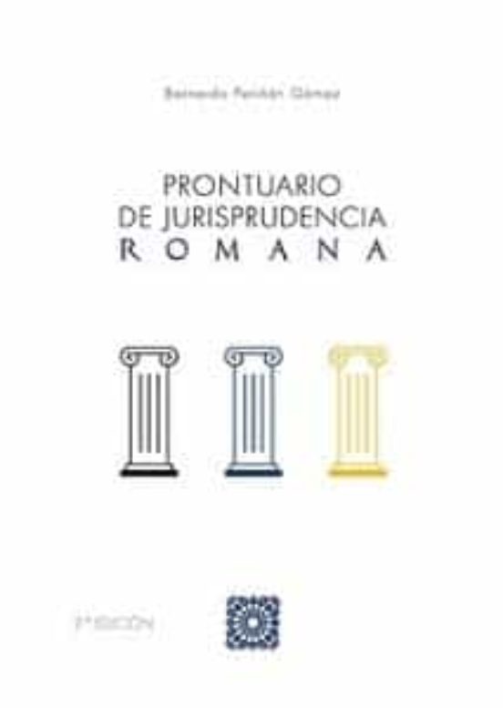 Prontuario De Jurisprudencia Romana