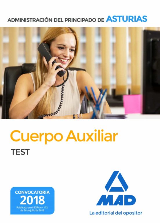 Cuerpo Auxiliar De La Administración Del Principado De Asturias. Test