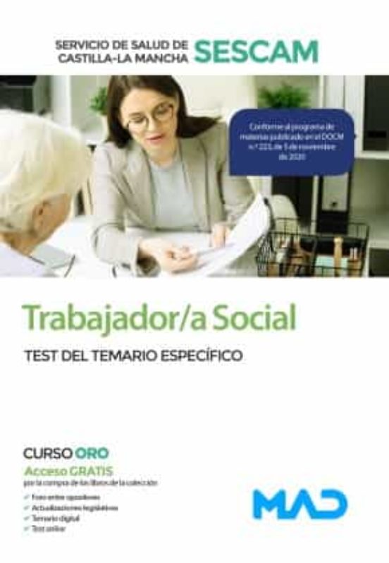 Trabajador/a Social Del Servicio De Salud De Castilla-La Mancha . Test Del Temario Específico