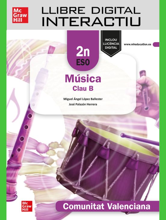 Música Clave B 2N 2º ESO Valencià Llibre de Treball. Edición LOMLOE 20