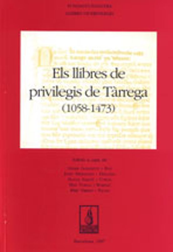 Els Llibres De Privilegis De Tarrega