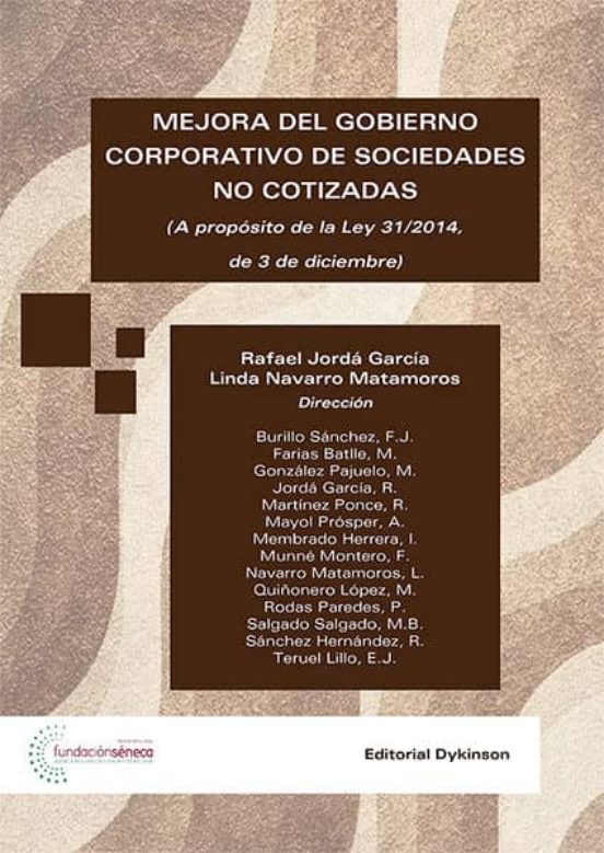Mejora Del Gobierno Corporativo De Sociedades No Cotizadas
