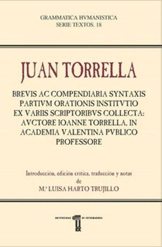 Brevis Ac Compendiaria Syntaxis Partivm Orationis Institvtio Ex V Arii