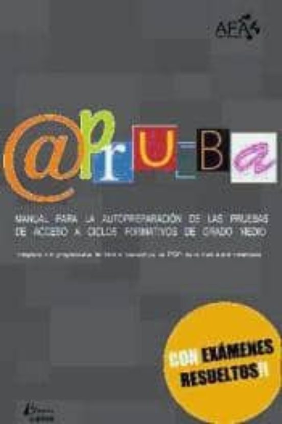 Manual Autopreparacion Pruebas Acceso Grado Medio