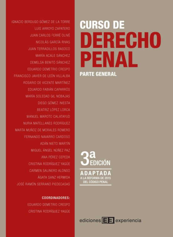 Curso De Derecho Penal: Parte General