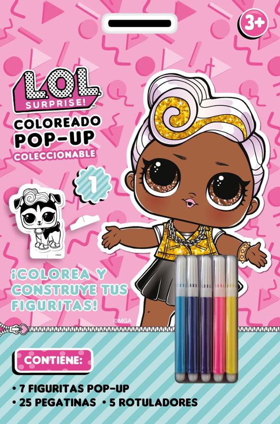 Coloreado Pop-up L.o.l 1