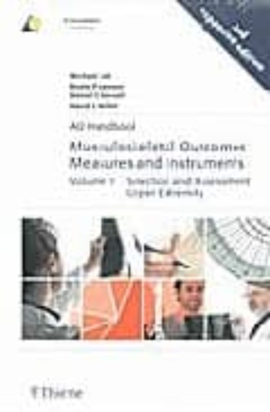 Musculoskeletal Outcomes Measures And Instruments