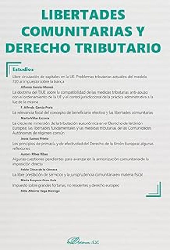 Libertades Comunitarias Y Derecho Tributario
