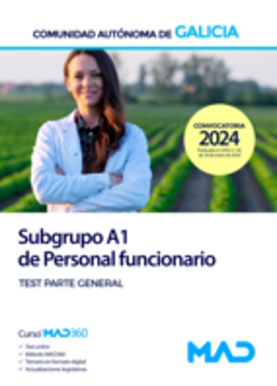 Subgrupo A1 De Personal Funcionario. Comunidad Autonoma Galicia