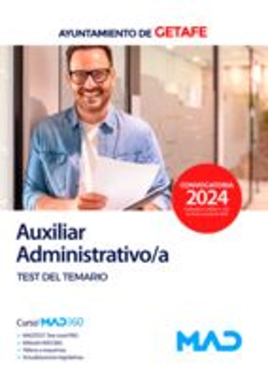 Auxiliar Administrativo/a Del Ayuntamiento De Getafe. Test Del Temario