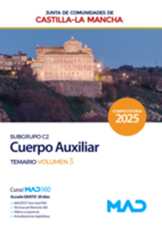 Cuerpo Auxiliar . Temario Volumen 3