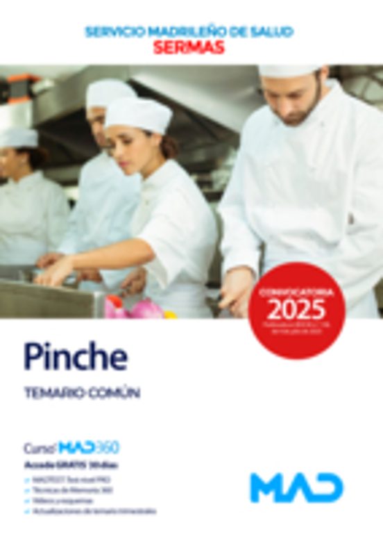 Pinche Del Servicio Madrileño De Salud . Temario Común