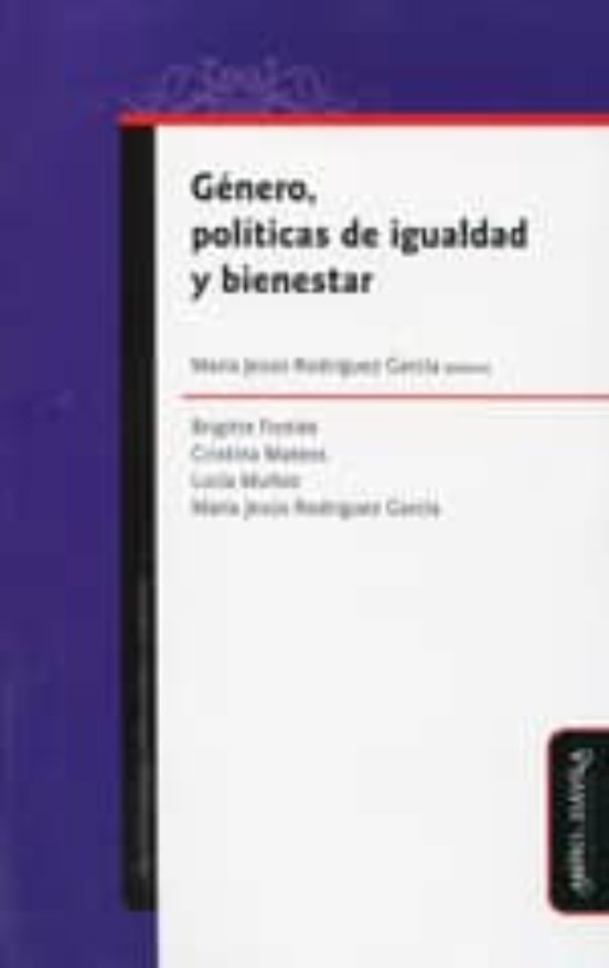 Genero Politicas De Igualdad Y Bienestar