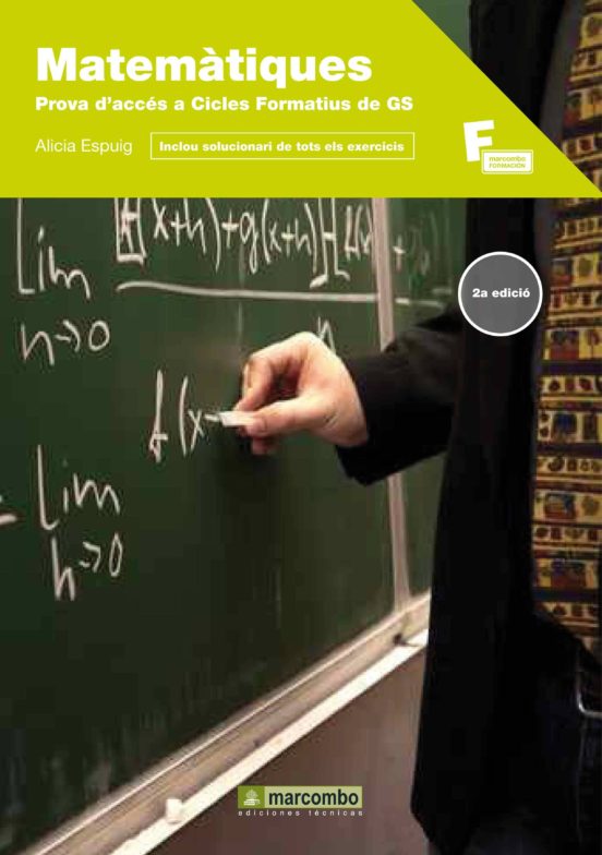 Matematiques Per A La Prova D Acces A Cicles Formatius A Grau Sup Erio