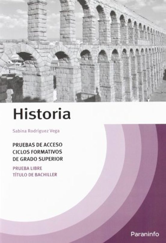 Temario Historia Pruebas Acceso Ciclos Formativos Grado Superior