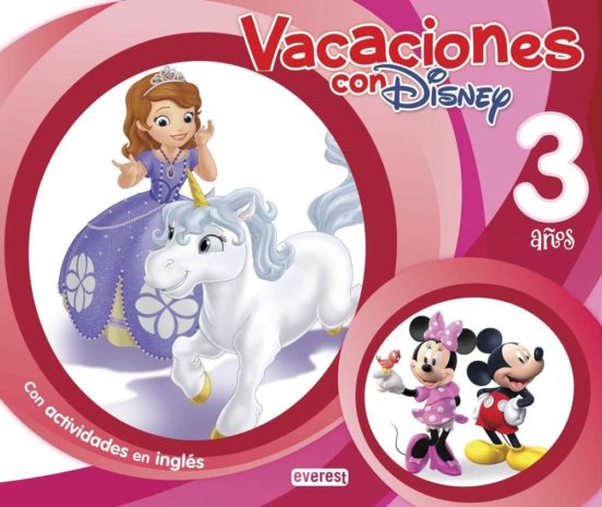 Vacaciones Con Disney 3 Años Con Actividades En Ingles