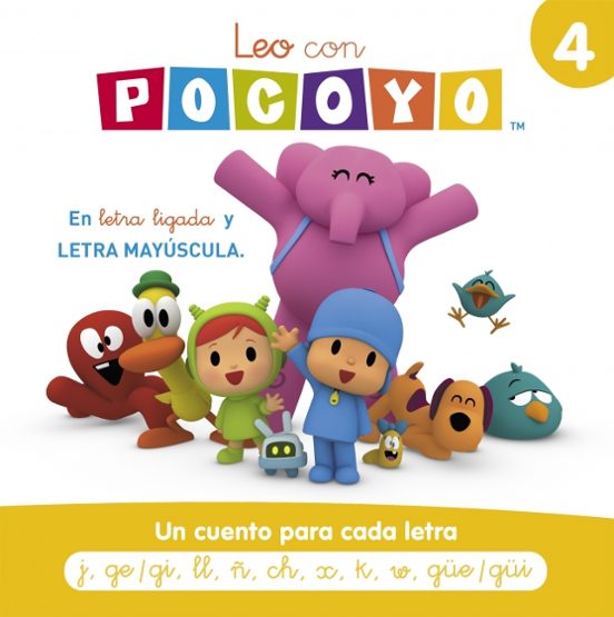 Pocoyo. Lectoescritura 4 - Un Cuento Para Cada Letra J Ge/gi Ll Ñ Ch