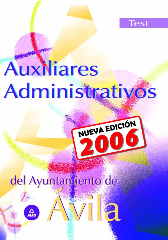 Auxiliar Administrativo Del Ayuntamiento De Avila: Test