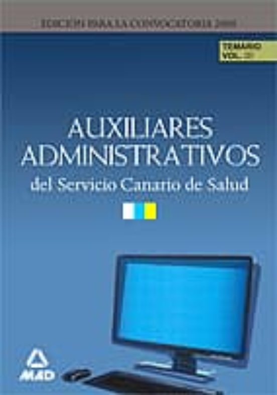 Temario Auxiliares Administrativos Del Servicio Canario De Salud