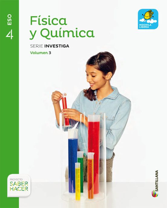 Fisica Y Quimica 4º Eso Mochila Ligera Serie Investiga Saber Hace R Ed