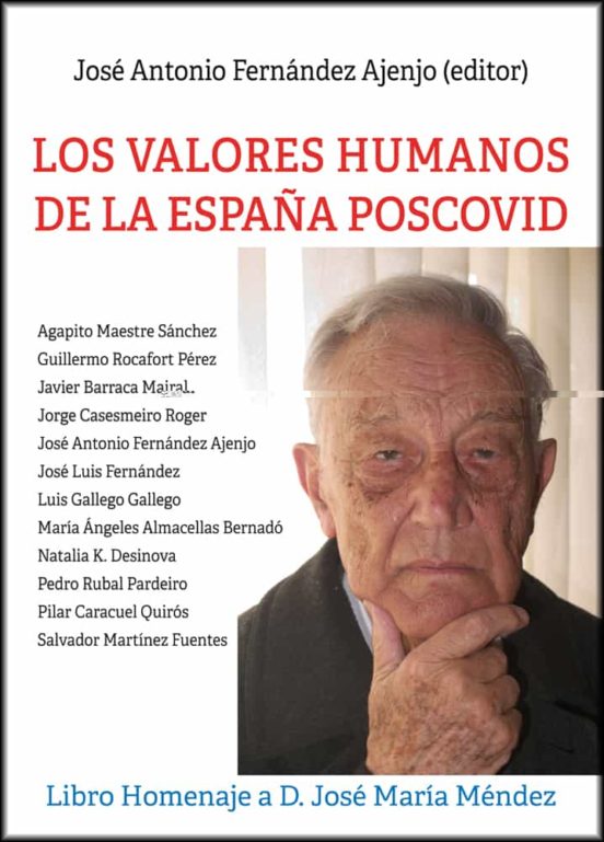 Valores Humanos De La España Postcovid.libro Homenaje A D. José María