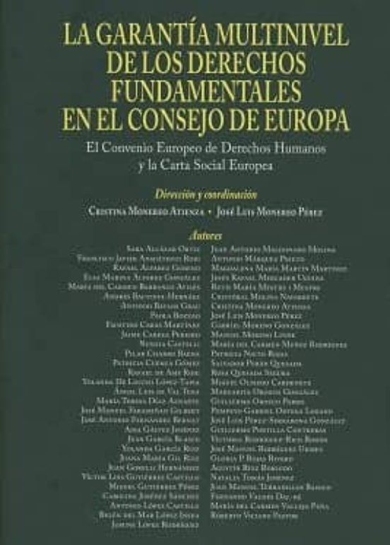 Garantia Multinivel De Los Derechos Fundamentales En El Consejo D E Eu
