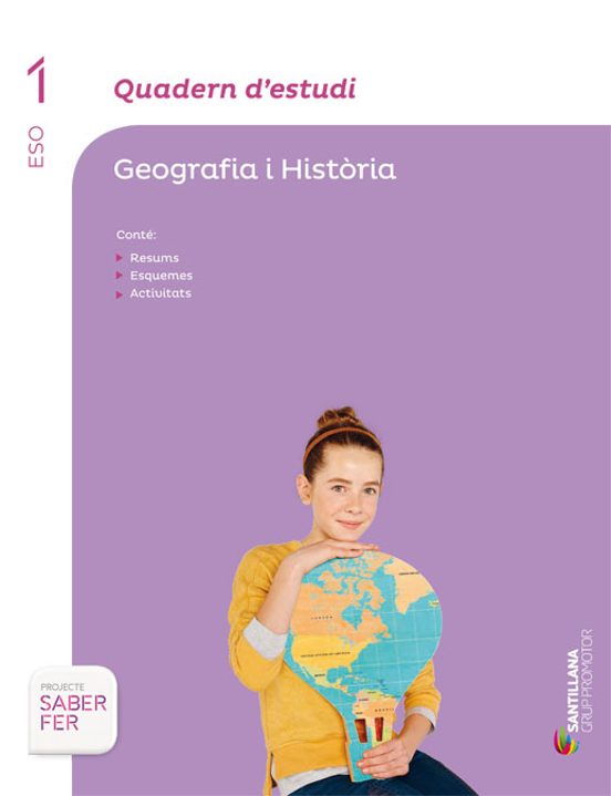 Quadern D Estudi Geografia I Història 1º Secundaria Catala Ed 201 5