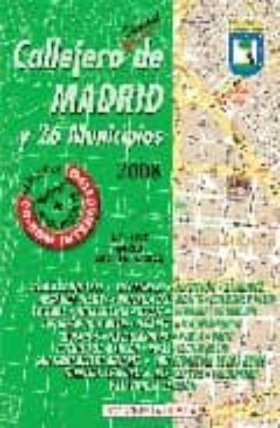 Callejero De Madrid Y 26 Municipios 2008