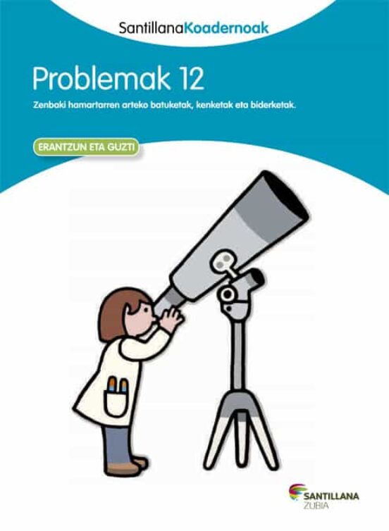 Koadernoa 12 Problemak Euskara Ed 13