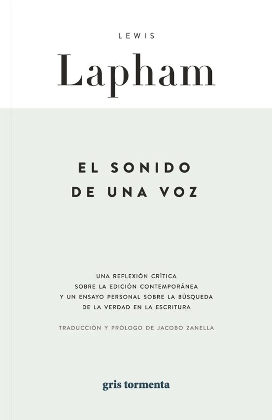 El sonido de una voz
