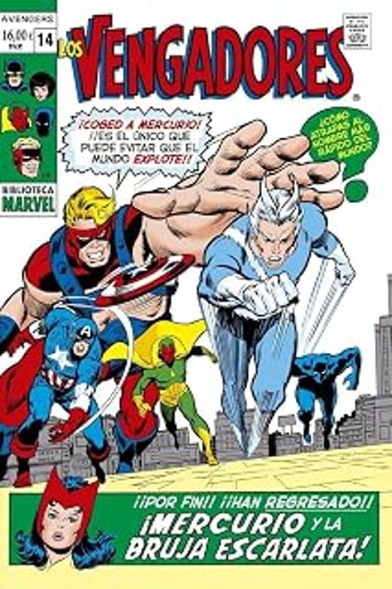Biblioteca Marvel los Vengadores 14 1970