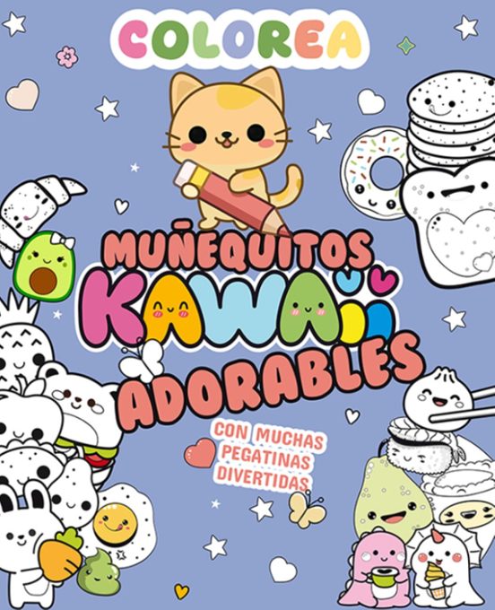 Colorea Kawaii Muñequitos Adorables