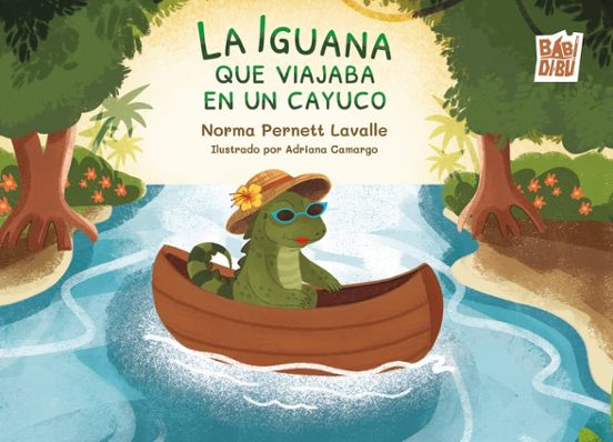La iguana que viajaba en un cayuco
