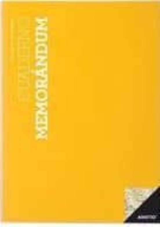 Cuaderno Memorandum